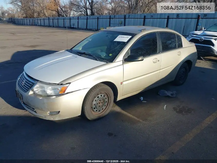 2004 Saturn Ion 2 VIN: 1G8AJ52F54Z168356 Lot: 43880440