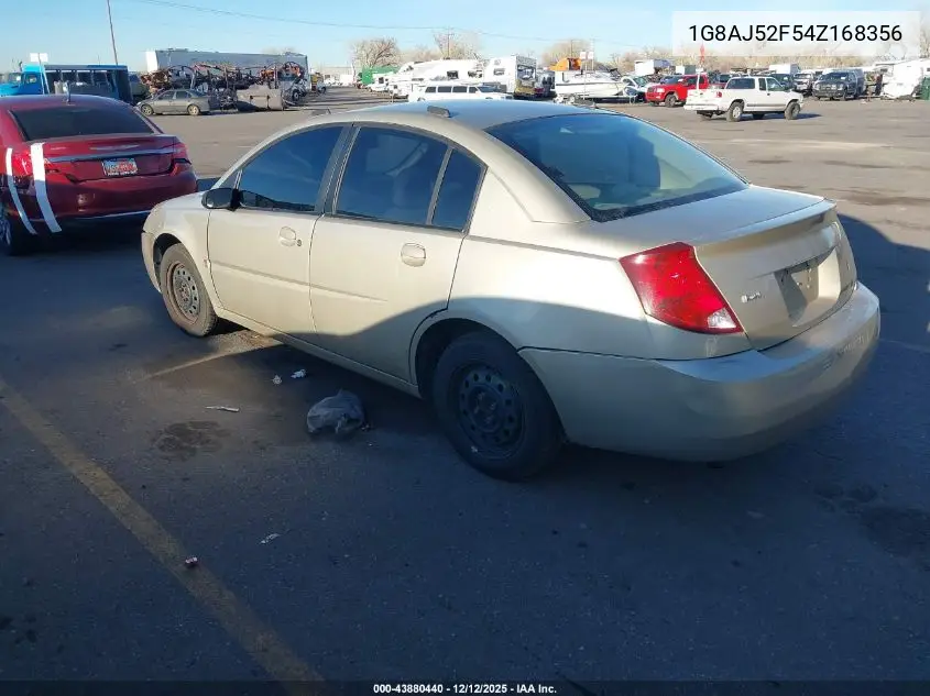 2004 Saturn Ion 2 VIN: 1G8AJ52F54Z168356 Lot: 43880440