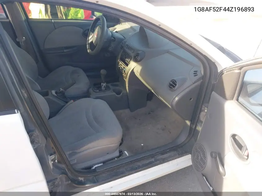 2004 Saturn Ion 1 VIN: 1G8AF52F44Z196893 Lot: 44587874