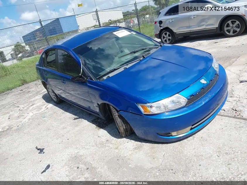 2004 Saturn Ion 3 VIN: 1G8AL52FX4Z154673 Lot: 44648550