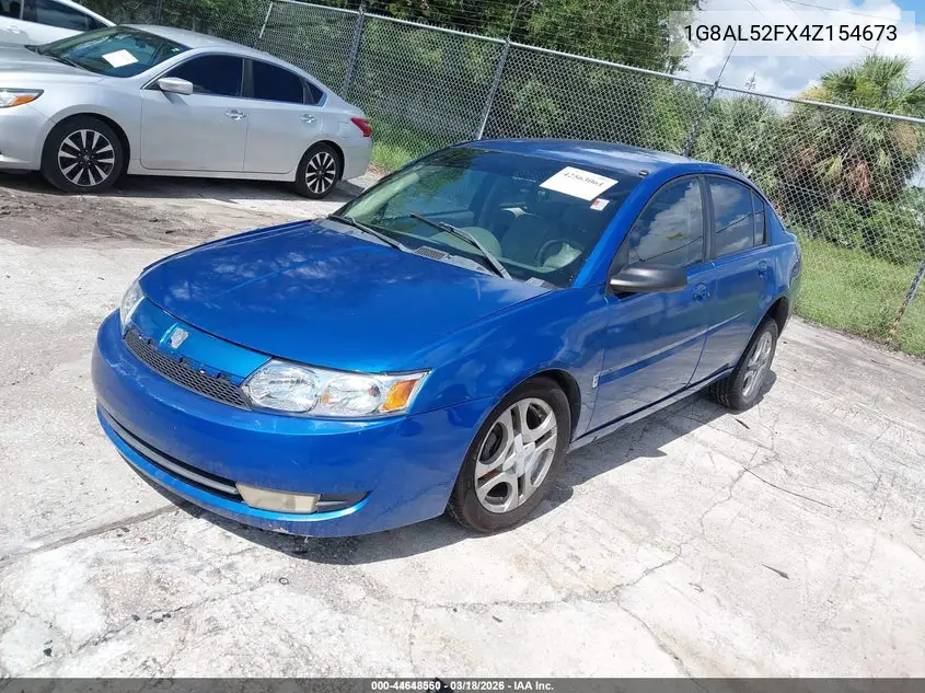 2004 Saturn Ion 3 VIN: 1G8AL52FX4Z154673 Lot: 44648550