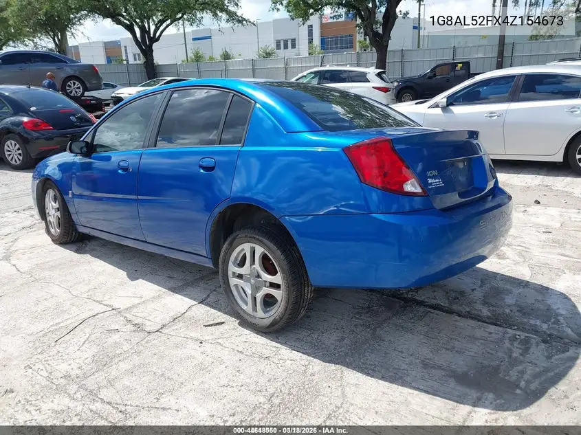 2004 Saturn Ion 3 VIN: 1G8AL52FX4Z154673 Lot: 44648550