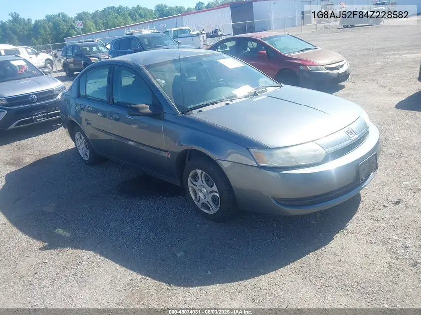 2004 Saturn Ion 2 VIN: 1G8AJ52F84Z228582 Lot: 45074031