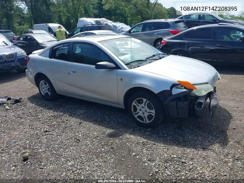 2004 Saturn Ion 2 VIN: 1G8AN12F14Z208395 Lot: 45177584