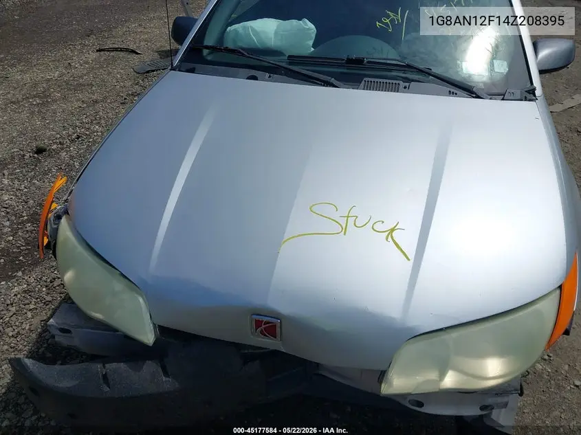 2004 Saturn Ion 2 VIN: 1G8AN12F14Z208395 Lot: 45177584