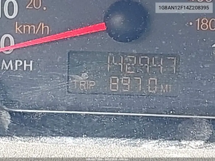 2004 Saturn Ion 2 VIN: 1G8AN12F14Z208395 Lot: 45177584