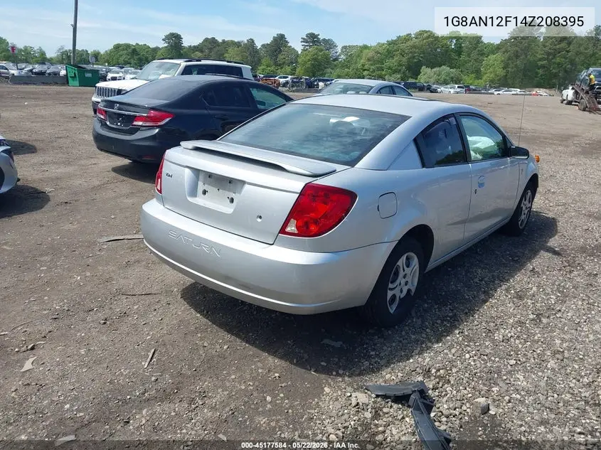2004 Saturn Ion 2 VIN: 1G8AN12F14Z208395 Lot: 45177584