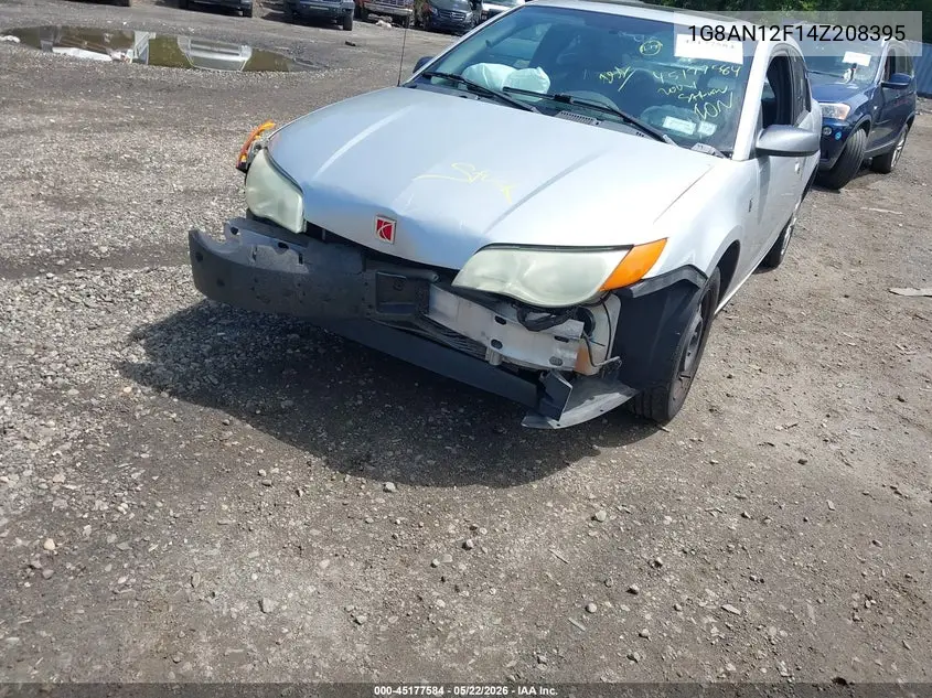 2004 Saturn Ion 2 VIN: 1G8AN12F14Z208395 Lot: 45177584