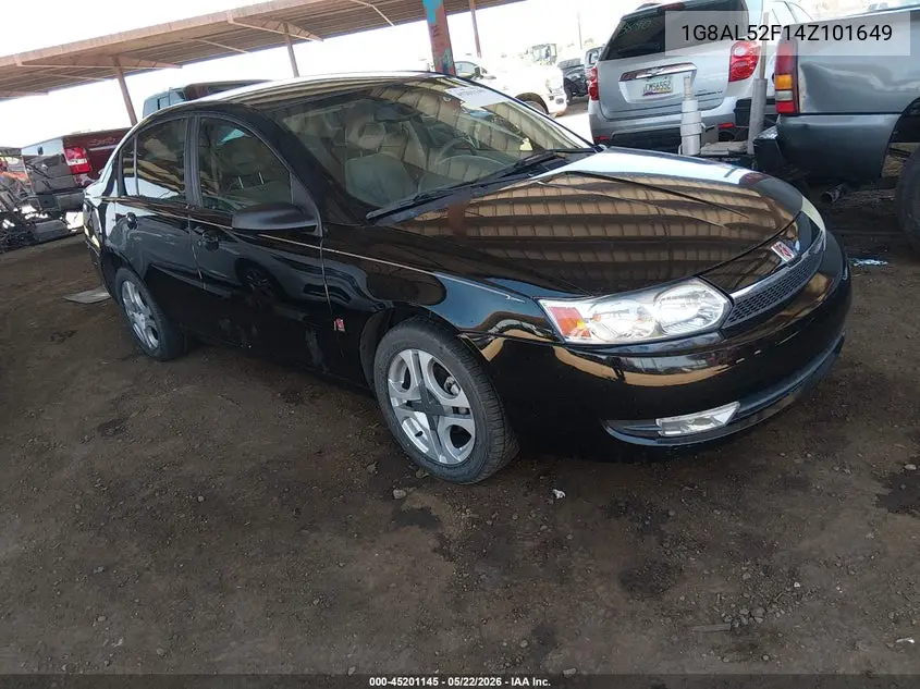 2004 Saturn Ion 3 VIN: 1G8AL52F14Z101649 Lot: 45201145