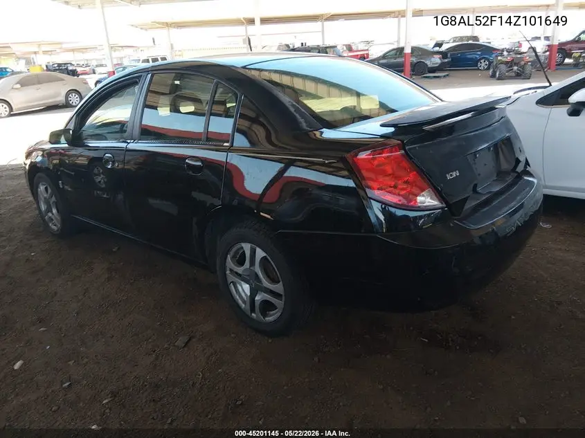 2004 Saturn Ion 3 VIN: 1G8AL52F14Z101649 Lot: 45201145