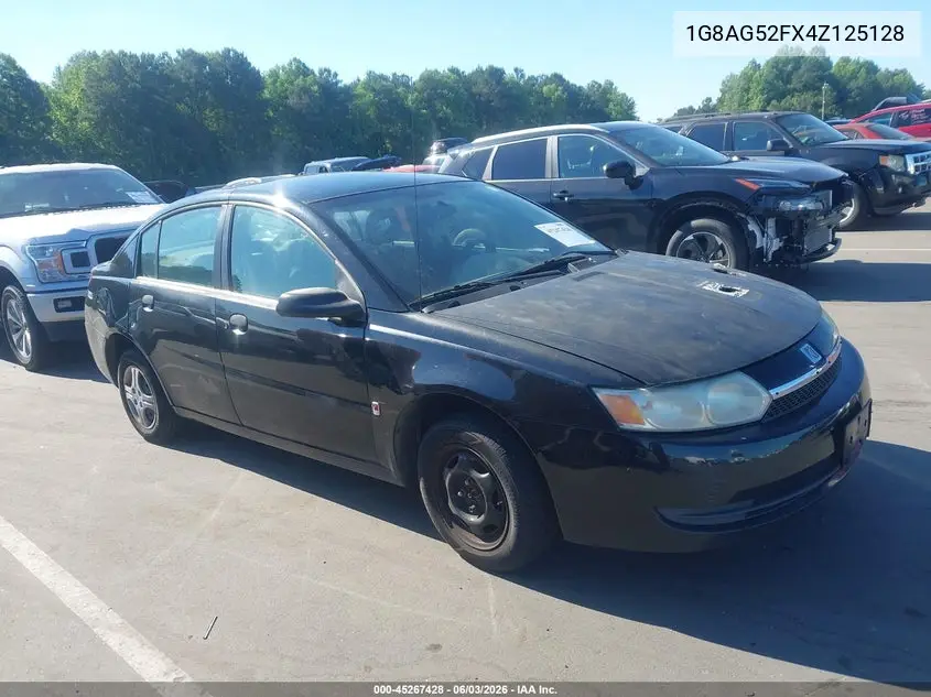 2004 Saturn Ion 1 VIN: 1G8AG52FX4Z125128 Lot: 45267428
