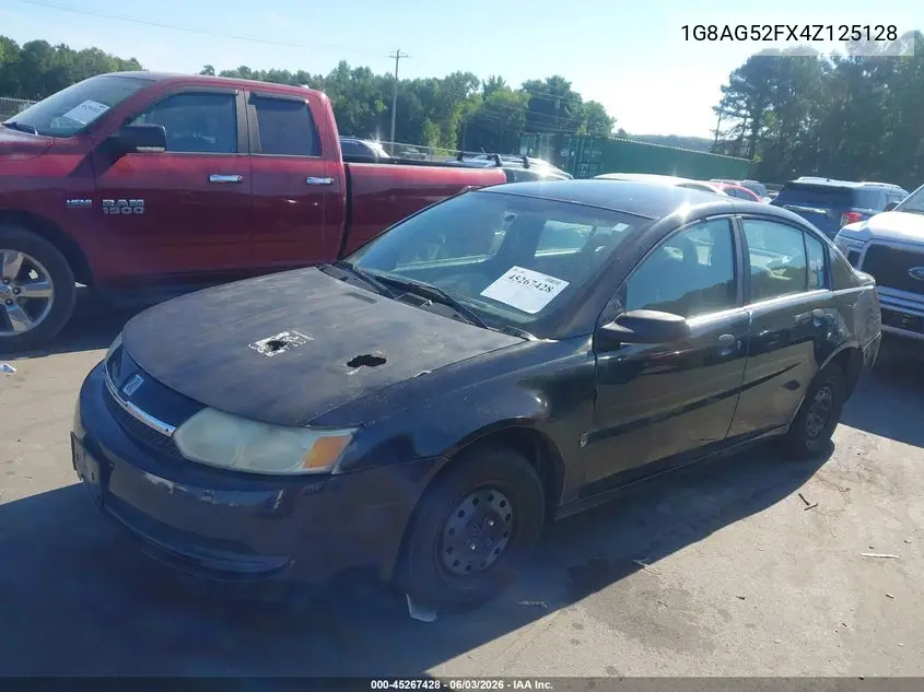 2004 Saturn Ion 1 VIN: 1G8AG52FX4Z125128 Lot: 45267428