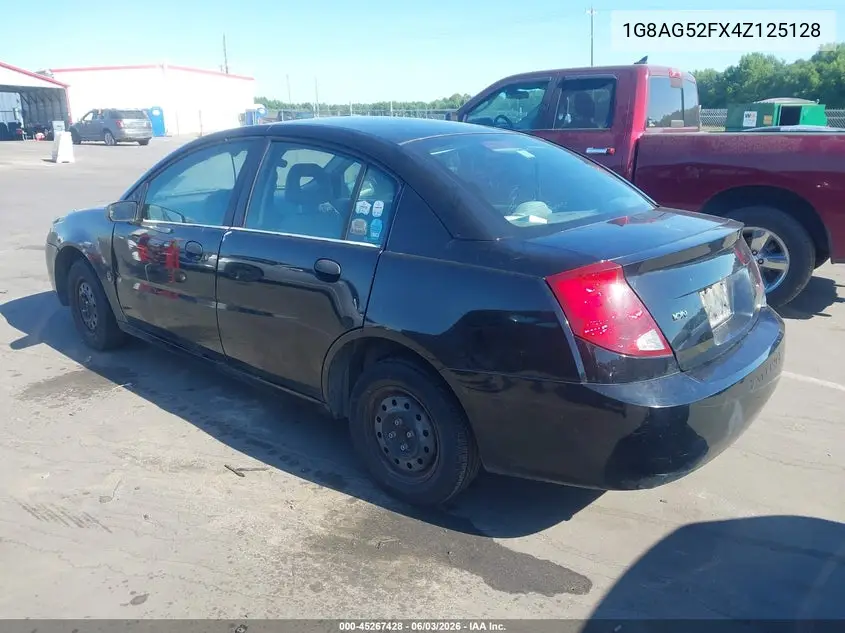 2004 Saturn Ion 1 VIN: 1G8AG52FX4Z125128 Lot: 45267428