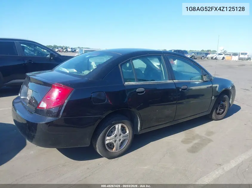 2004 Saturn Ion 1 VIN: 1G8AG52FX4Z125128 Lot: 45267428