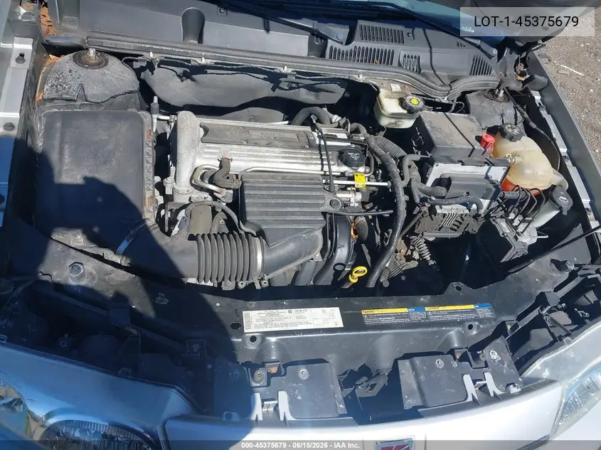 2004 Saturn Ion Level 2 VIN: 1G8AJ52F34Z205162 Lot: 45375679