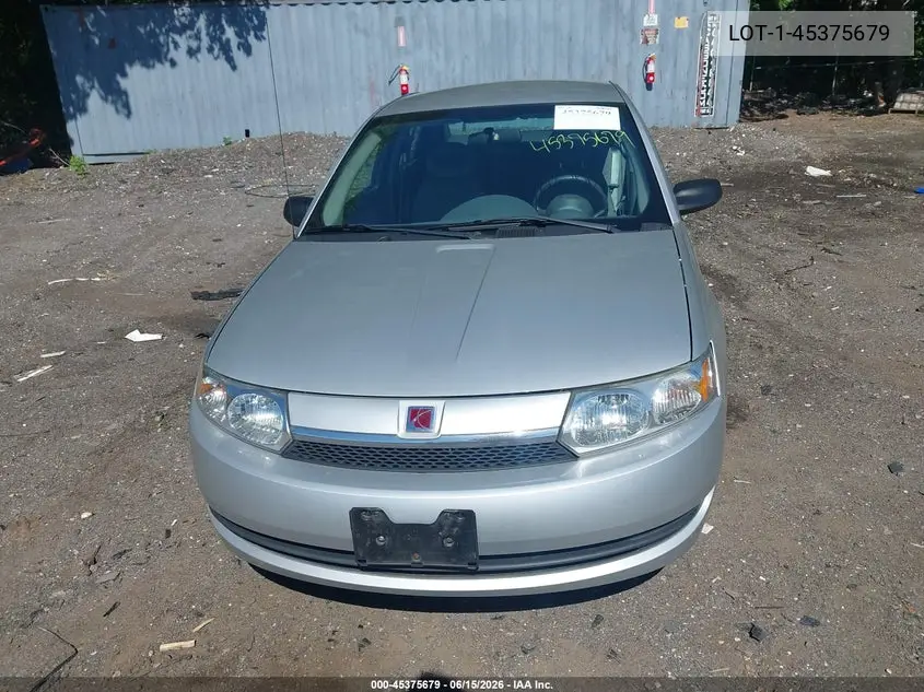 2004 Saturn Ion Level 2 VIN: 1G8AJ52F34Z205162 Lot: 45375679