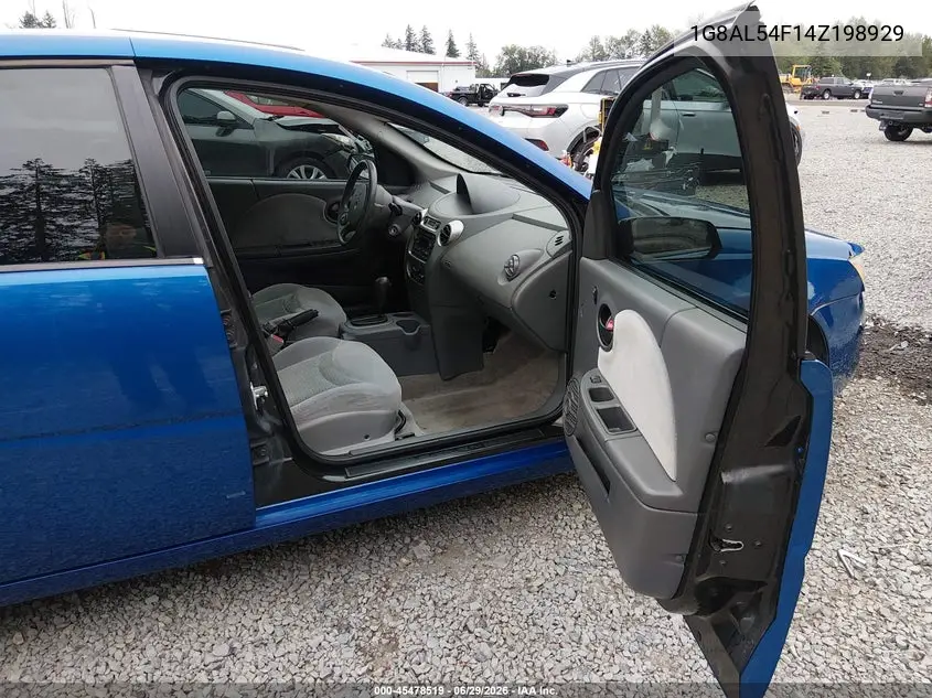2004 Saturn Ion Ion 3 VIN: 1G8AL54F14Z198929 Lot: 45478519