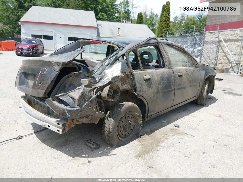 2004 Saturn Ion Ion 1 VIN: 1G8AG52F94Z100785 Lot: 45479053