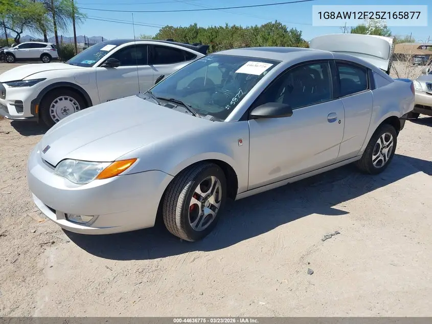 2005 Saturn Ion 3 VIN: 1G8AW12F25Z165877 Lot: 44636775