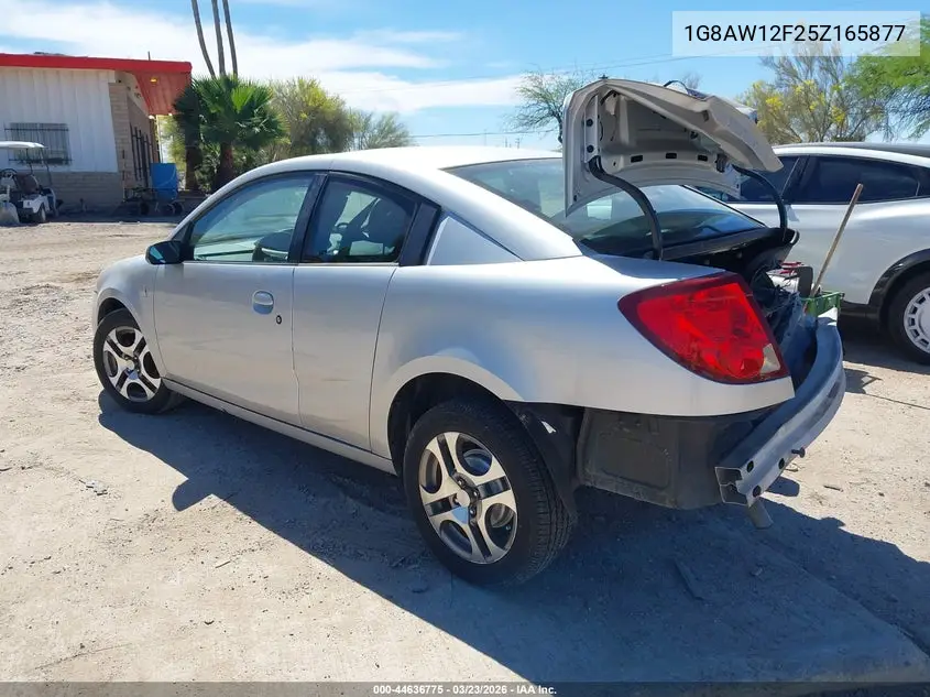 2005 Saturn Ion 3 VIN: 1G8AW12F25Z165877 Lot: 44636775