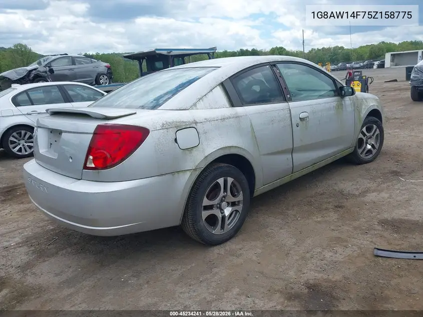 2005 Saturn Ion 3 VIN: 1G8AW14F75Z158775 Lot: 45234241