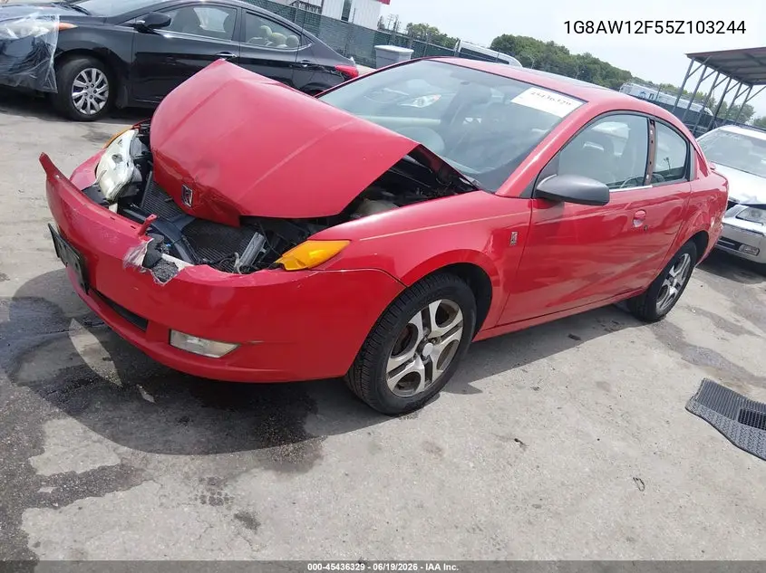 2005 Saturn Ion 3 VIN: 1G8AW12F55Z103244 Lot: 45436329