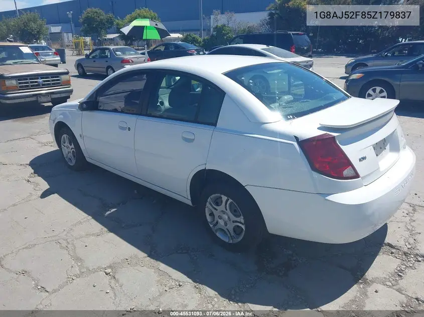 2005 Saturn Ion 2 VIN: 1G8AJ52F85Z179837 Lot: 45531093