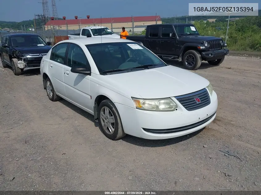 2005 Saturn Ion 2 VIN: 1G8AJ52F05Z135394 Lot: 45622044