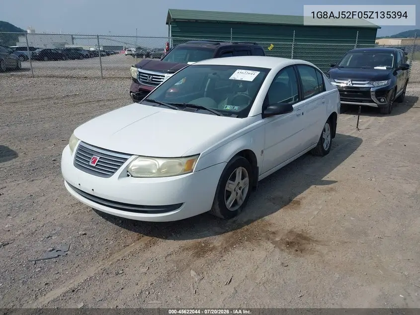 2005 Saturn Ion 2 VIN: 1G8AJ52F05Z135394 Lot: 45622044