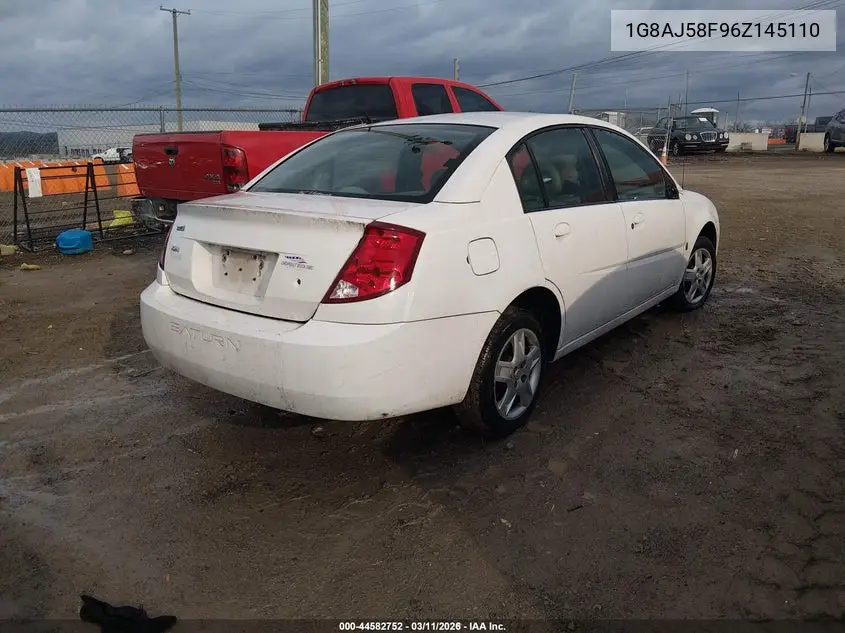 2006 Saturn Ion 2 VIN: 1G8AJ58F96Z145110 Lot: 44582752