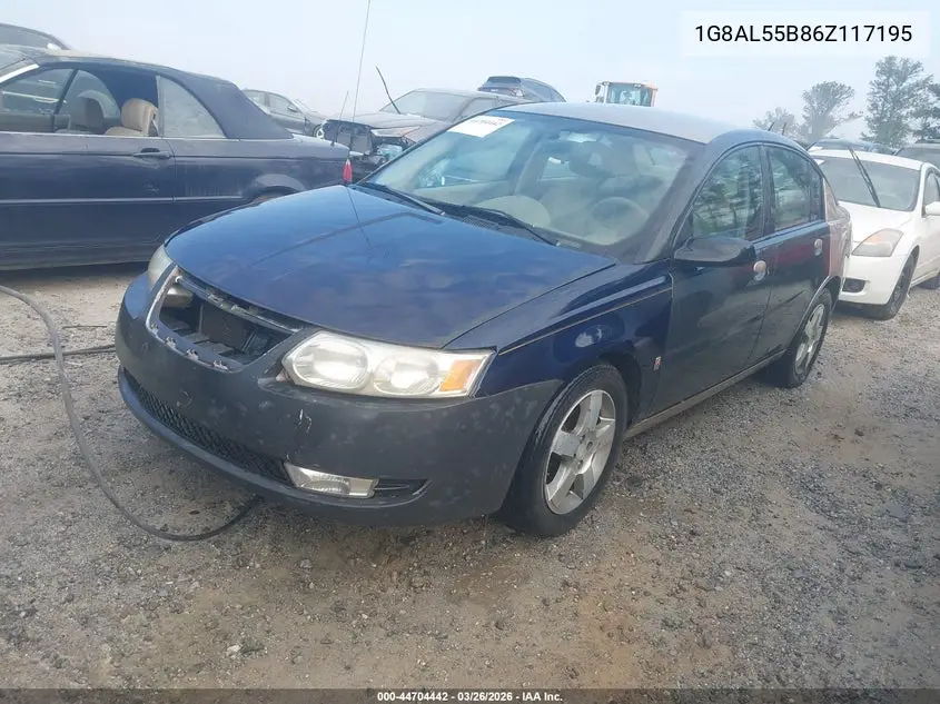 2006 Saturn Ion 3 VIN: 1G8AL55B86Z117195 Lot: 44704442