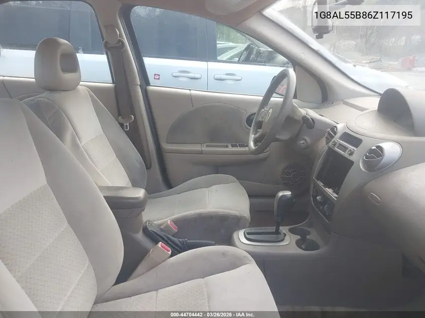 2006 Saturn Ion 3 VIN: 1G8AL55B86Z117195 Lot: 44704442