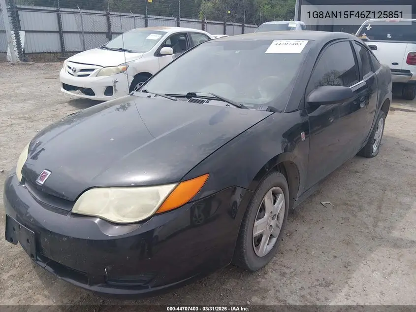 2006 Saturn Ion 2 VIN: 1G8AN15F46Z125851 Lot: 44707403