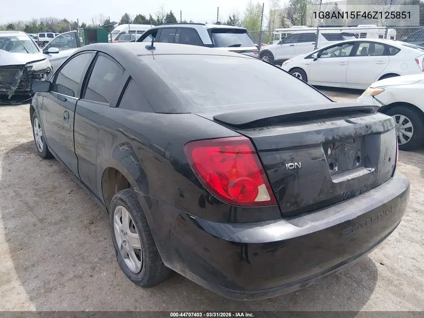 2006 Saturn Ion 2 VIN: 1G8AN15F46Z125851 Lot: 44707403