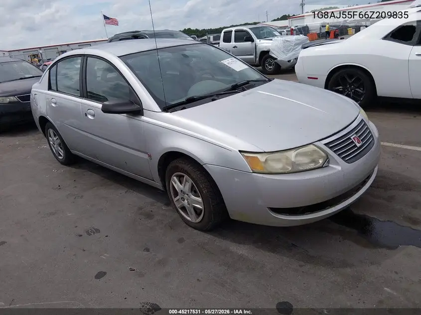 2006 Saturn Ion 2 VIN: 1G8AJ55F66Z209835 Lot: 45217531