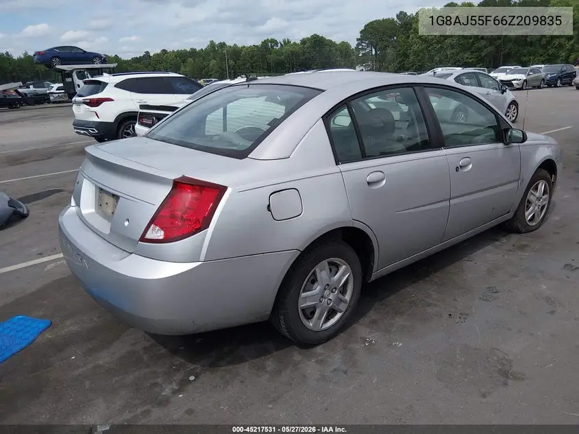 2006 Saturn Ion 2 VIN: 1G8AJ55F66Z209835 Lot: 45217531