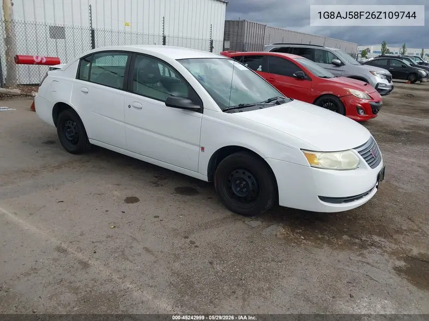 2006 Saturn Ion 2 VIN: 1G8AJ58F26Z109744 Lot: 45242999