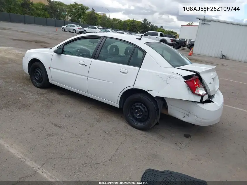 2006 Saturn Ion 2 VIN: 1G8AJ58F26Z109744 Lot: 45242999