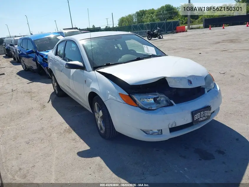 2006 Saturn Ion 3 VIN: 1G8AW18F56Z150301 Lot: 45263650