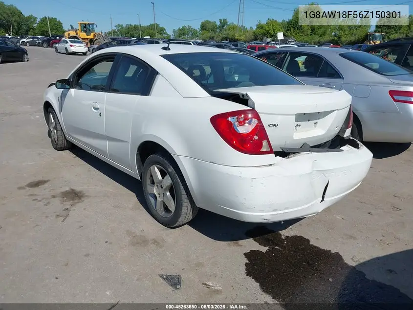 2006 Saturn Ion 3 VIN: 1G8AW18F56Z150301 Lot: 45263650