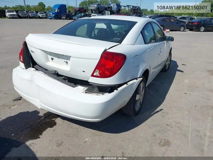 2006 Saturn Ion 3 VIN: 1G8AW18F56Z150301 Lot: 45263650