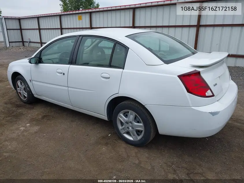 2006 Saturn Ion 2 VIN: 1G8AJ55F16Z172158 Lot: 45298109