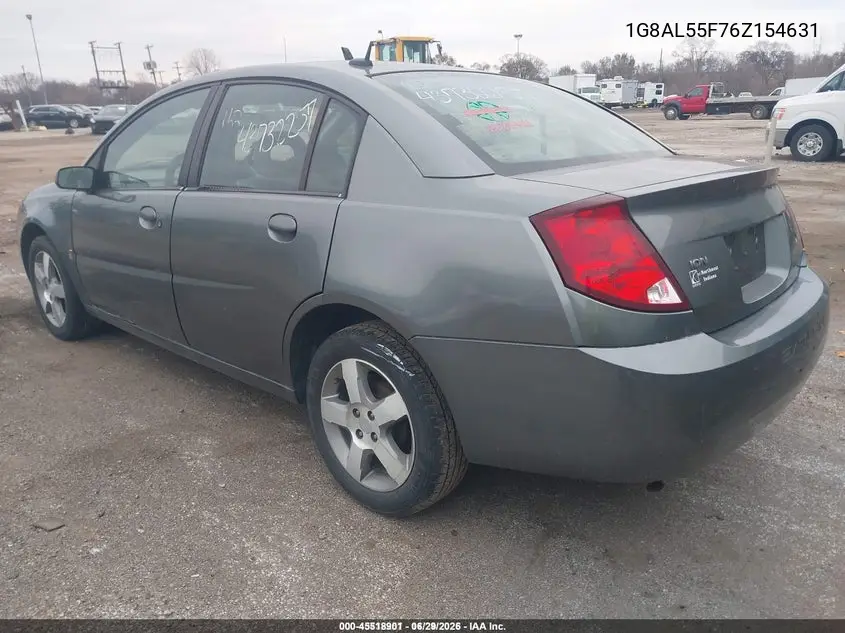 2006 Saturn Ion 3 VIN: 1G8AL55F76Z154631 Lot: 45518901