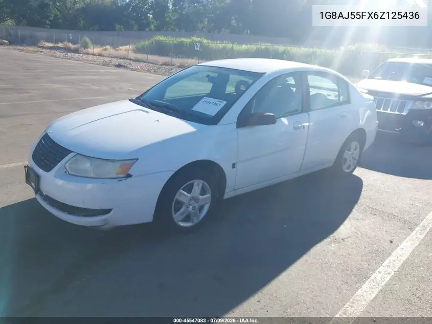2006 Saturn Ion 2 VIN: 1G8AJ55FX6Z125436 Lot: 45547083