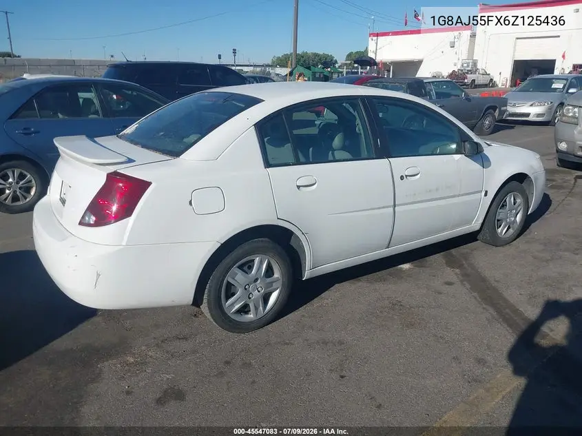 2006 Saturn Ion 2 VIN: 1G8AJ55FX6Z125436 Lot: 45547083