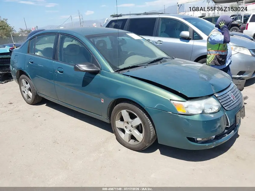 2006 Saturn Ion 3 VIN: 1G8AL55F36Z153024 Lot: 45671149