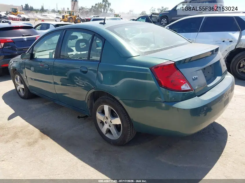 2006 Saturn Ion 3 VIN: 1G8AL55F36Z153024 Lot: 45671149