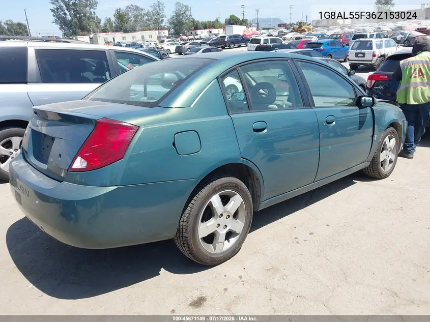 2006 Saturn Ion 3 VIN: 1G8AL55F36Z153024 Lot: 45671149