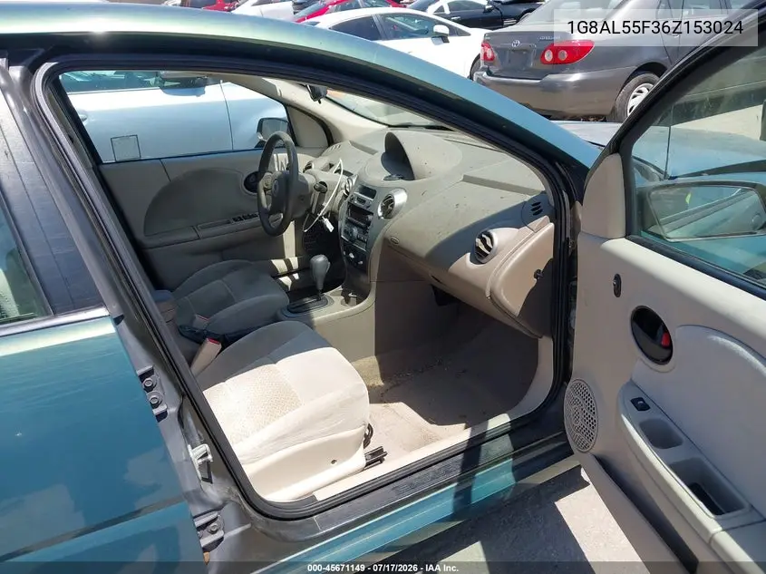 2006 Saturn Ion 3 VIN: 1G8AL55F36Z153024 Lot: 45671149