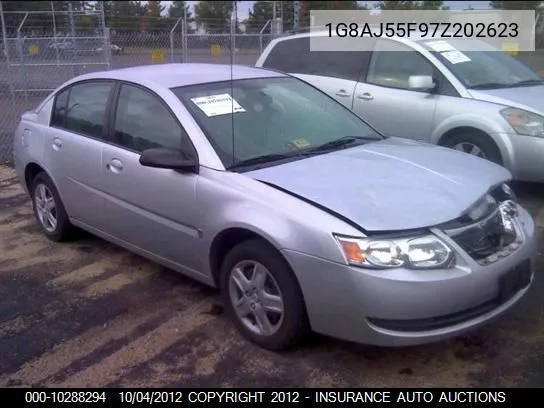 2007 Saturn Ion Level 2 VIN: 1G8AJ55F97Z202623 Lot: 10288294